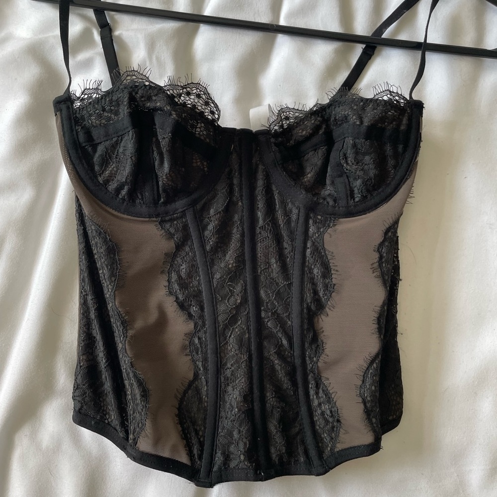 Black Urban Modern Love Corset size small